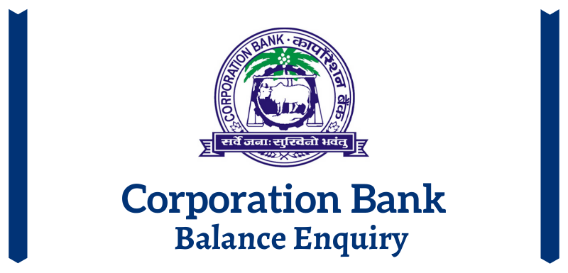 Corporation Bank Balance Check