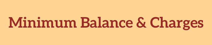 Indusind Bank Minimum Balance & Charges 