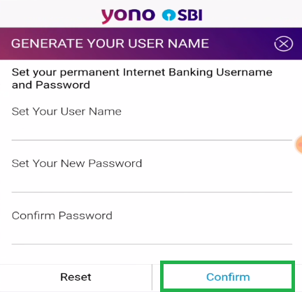 Reset Username & Password
