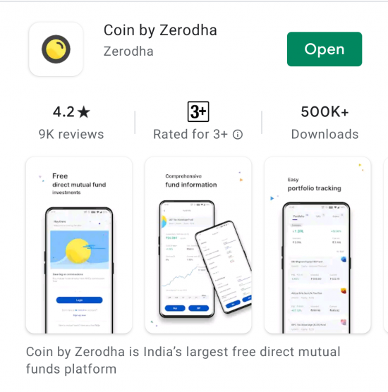 Zerodha Coin App